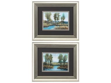 Paragon Landscapes Stream Side Wall Art Set of 2 PAD48006