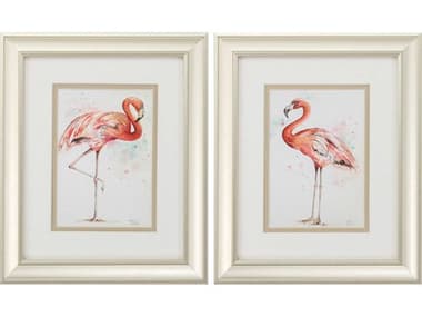 Paragon Waterside Pink Showoff Wall Art Set of 2 PAD48008