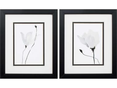 Paragon Florals Minimalistic Flower Wall Art Set of 2 PAD48024