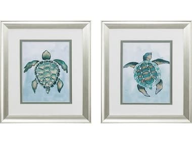 Paragon Waterside Aquatic Turtle Wall Art Set of 2 PAD48027