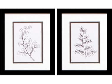 Paragon Florals Black Branches Wall Art Set of 2 PAD48059