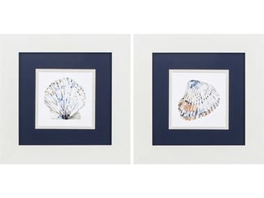 Paragon Waterside Simple Shells Wall Art Set of 2 PAD48089