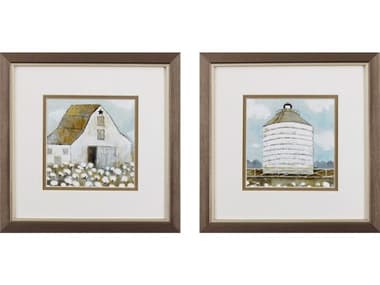 Paragon Farmhouse Farm Silo Wall Art (Set of 2) PAD48103