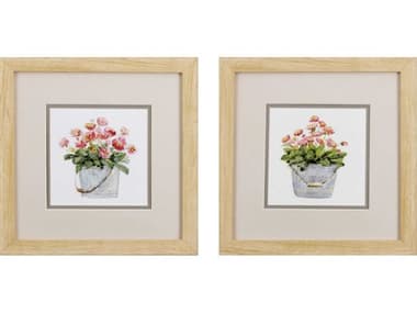 Paragon Florals Country Blush Wall Art Set of 2 PAD48104