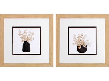 Paragon Florals Decorative Plant Wall Art Set of 2 PAD48111