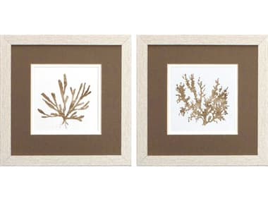 Paragon Waterside Metallica Coral Wall Art Set of 2 PAD48113