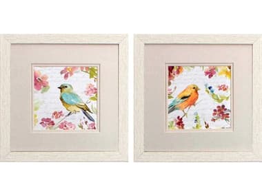 Paragon Florals Bird Wall Art Set of 2 PAD48114