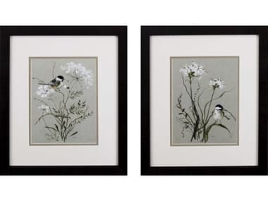 Paragon Florals Bouquet of Grace Bird Wall Art Set of 2 PAD48150