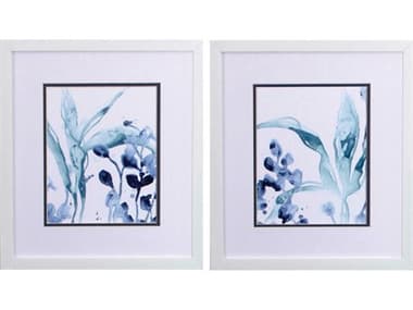 Paragon Waterside Blue Kelp Wall Art Set of 2 PAD48157