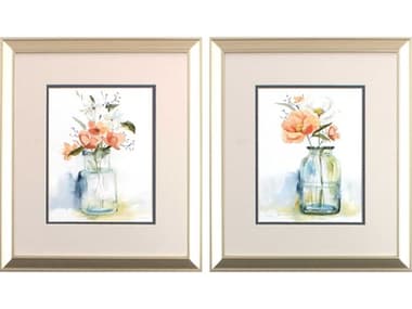 Paragon Florals Simple Blossoms Wall Art Set of 2 PAD48163