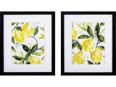 Paragon Farmhouse Lemony Branch Wall Art (Set of 2) PAD48262