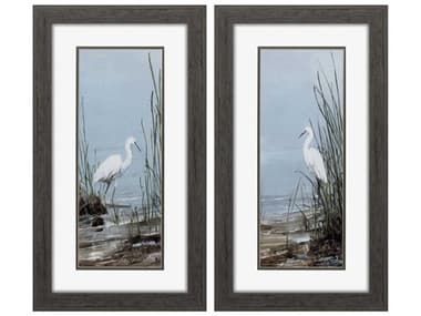 Paragon Waterside Island Egret Wall Art Set of 2 PAD48286