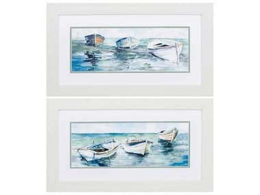 Paragon Waterside Caught at Low Tide Wall Art Set of 2 PAD48290