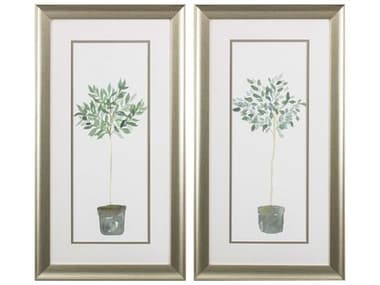 Paragon Florals Potted Tree Wall Art Set of 2 PAD48301