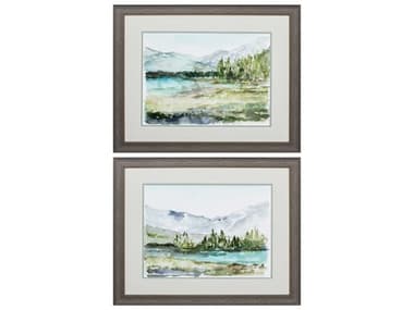 Paragon Landscapes Plein Air Reservoir Wall Art Set of 2 PAD48305