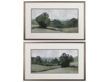 Paragon Landscapes Green Landscape Wall Art Set of 2 PAD48339