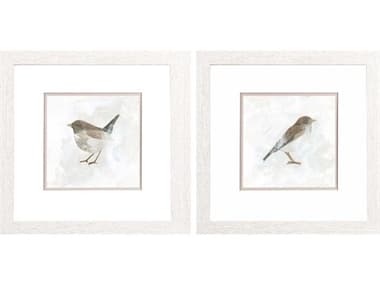 Paragon Florals Feathered Fresco-A Wall Art Set of 2 PAD48370