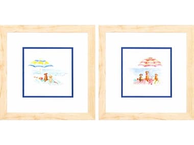 Paragon Waterside Dog Days of Summer Wall Art Set of 2 PAD48372