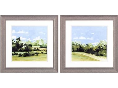 Paragon Landscapes Cerulean Summer Wall Art Set of 2 PAD48385