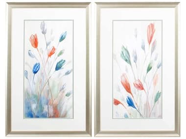 Paragon Florals Afternoon Aire Wall Art Set of 2 PAD48404