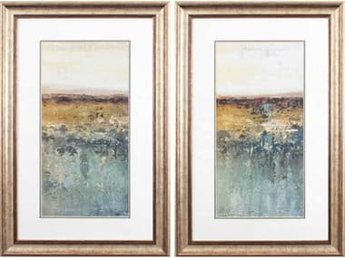 Paragon Abstract Antique Contemporary Wall Art Set of 2 PAD48410