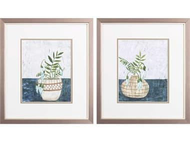 Paragon Florals Corner Plant Wall Art Set of 2 PAD48431