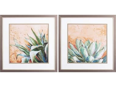 Paragon Florals Cactus Succulent Wall Art Set of 2 PAD48443