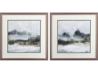 Paragon Landscapes Textured Rain Wall Art Set of 2 PAD48473