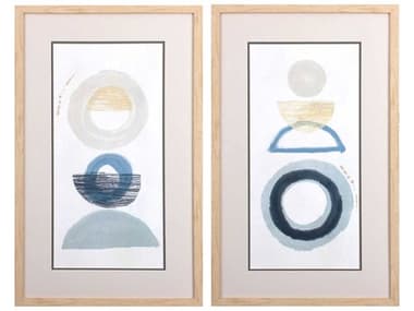 Paragon Abstract Crescent Lunar Wall Art Set of 2 PAD48492