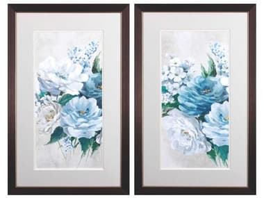 Paragon Florals Bundles of Blue Wall Art Set of 2 PAD48494