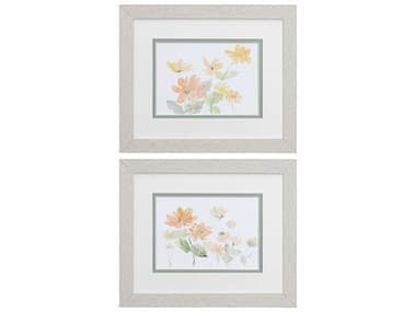 Paragon Florals Blooming Happily Wall Art Set of 2 PAD48502