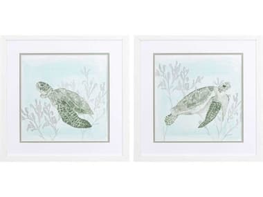 Paragon Waterside Ocean Swim Wall Art Set of 2 PAD48518