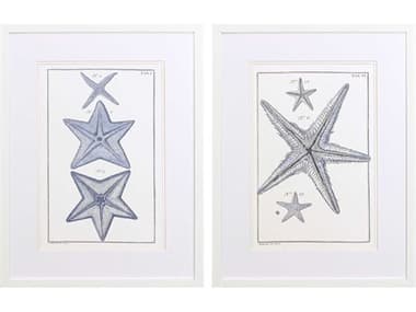 Paragon Waterside Blue Sea Stars-A Wall Art Set of 2 PAD48519