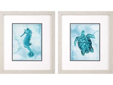 Paragon Animals Coastal Creatures Wall Art Set of 2 PAD48581