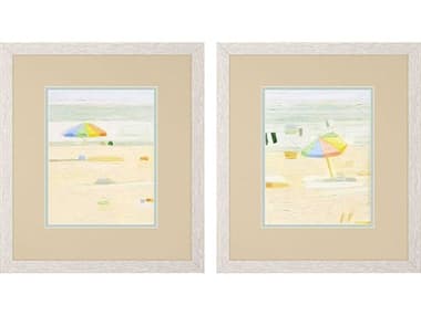 Paragon Waterside Abstract Umbrella Wall Art Set of 2 PAD48582