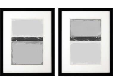 Paragon Abstract Soft Charcoals Wall Art Set of 2 PAD48605