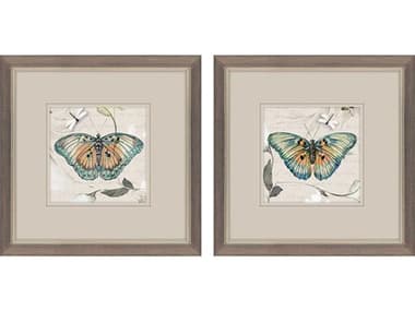 Paragon Animals Papillon Wall Art Set of 2 PAD48620