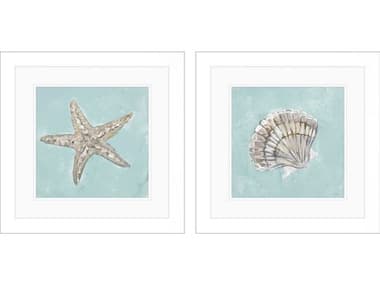 Paragon Waterside Seashell-B Wall Art Set of 2 PAD48628