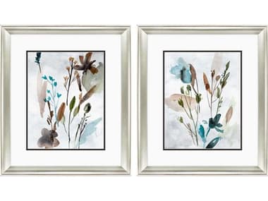 Paragon Florals Watercolor Wildflower Wall Art Set of 2 PAD48631