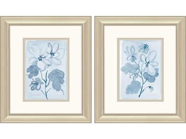 Paragon Dream Blue Blossom Wall Art Set of 2 PAD48648