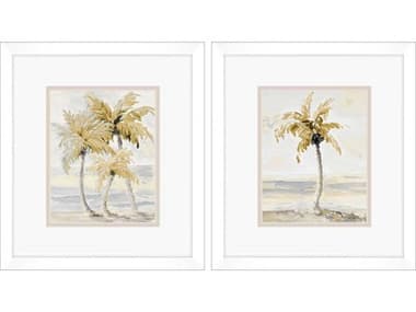 Paragon Gold Palm in Paradise Wall Art Set of 2 PAD48662