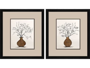 Paragon Black Branches Wall Art Set of 2 PAD48665