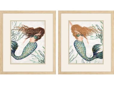 Paragon Mermaid Wall Art Set of 2 PAD48673