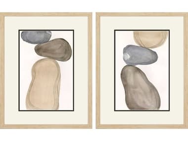 Paragon River Rocks Wall Art Set of 2 PAD48676