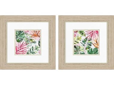 Paragon Florals Hot Tropics Wall Art Set of 2 PAD48690