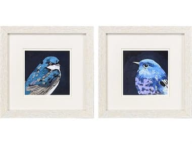 Paragon Animals Vivid Bird-I Wall Art Set of 2 PAD48693