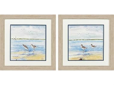 Paragon Animals Sandpiper Beach Wall Art Set of 2 PAD48698