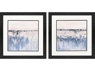 Paragon Abstract Blue Contemporary Wall Art Set of 2 PAD48699