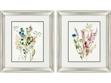 Paragon Florals Delicate Flowers Wall Art Set of 2 PAD48708