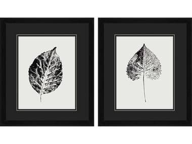 Paragon Florals Black Print Leaf-I Wall Art Set of 2 PAD48712